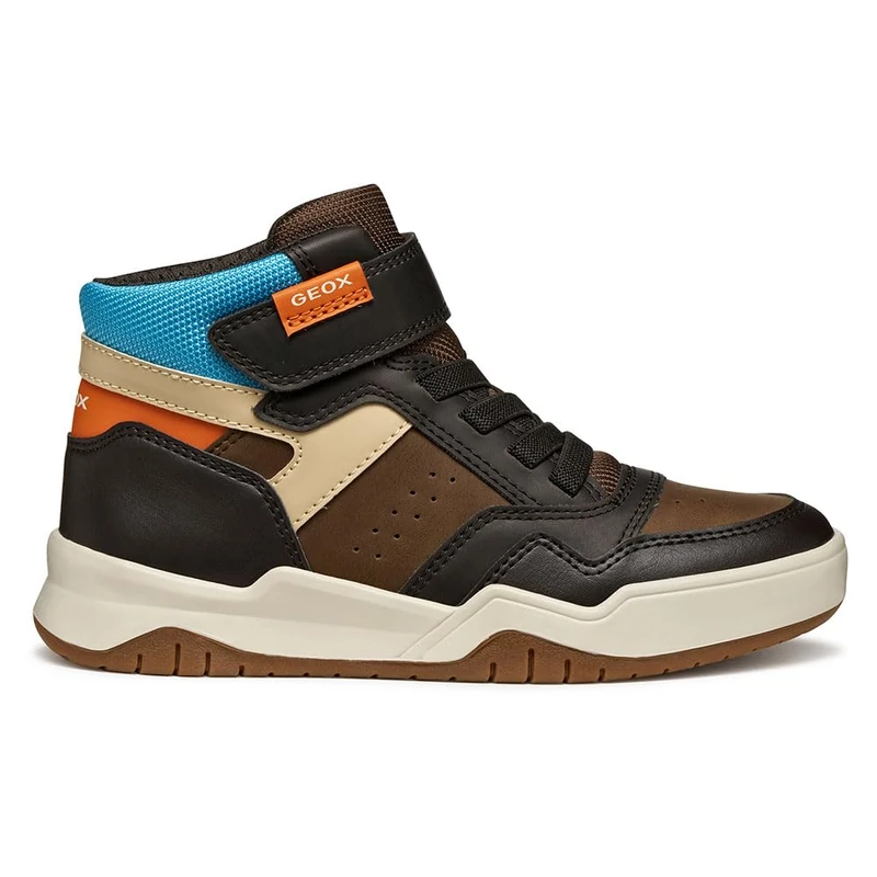 Geox Junior J Perth Boy Sneakers Brown/Lt Blue 28_EU