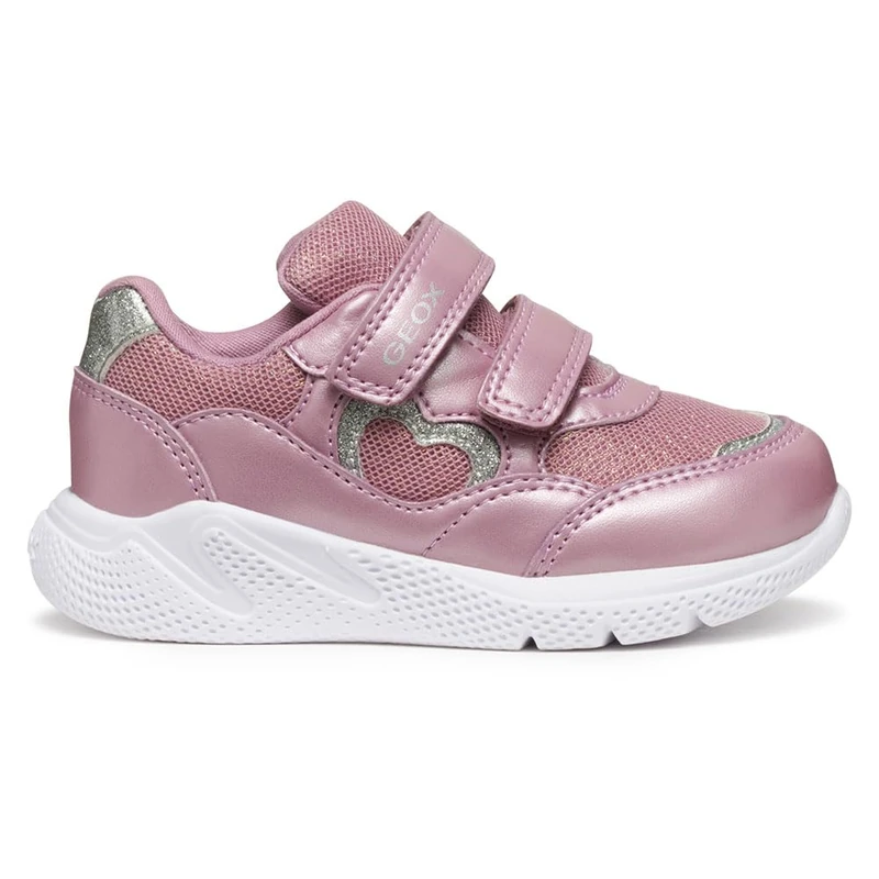 Geox Baby B Sprintye Girl Sneakers Rose, 21 EU