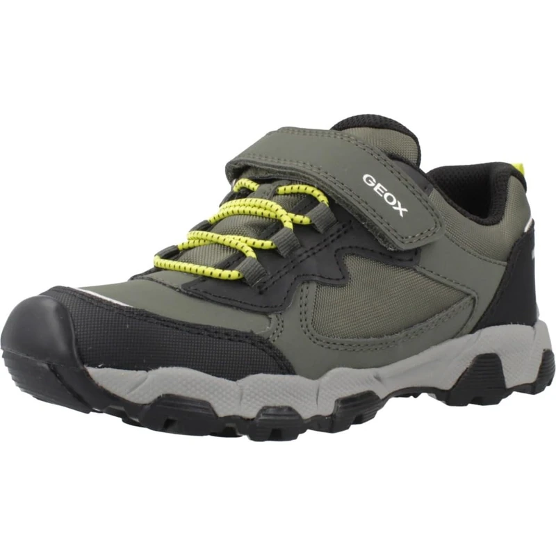 Geox Junior J Magnetar Boy B ABX Sneakers Military/Lime 24_EU