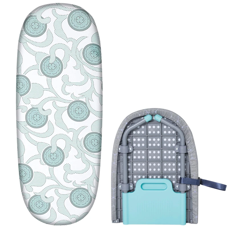 AiQInu Ironing Board, Space-Saving Ironing Board, Table Ironing Board with 2 Heat Resistant Ironing Covers, Rubber Feet Cover, 31 x 82 cm - Image 1