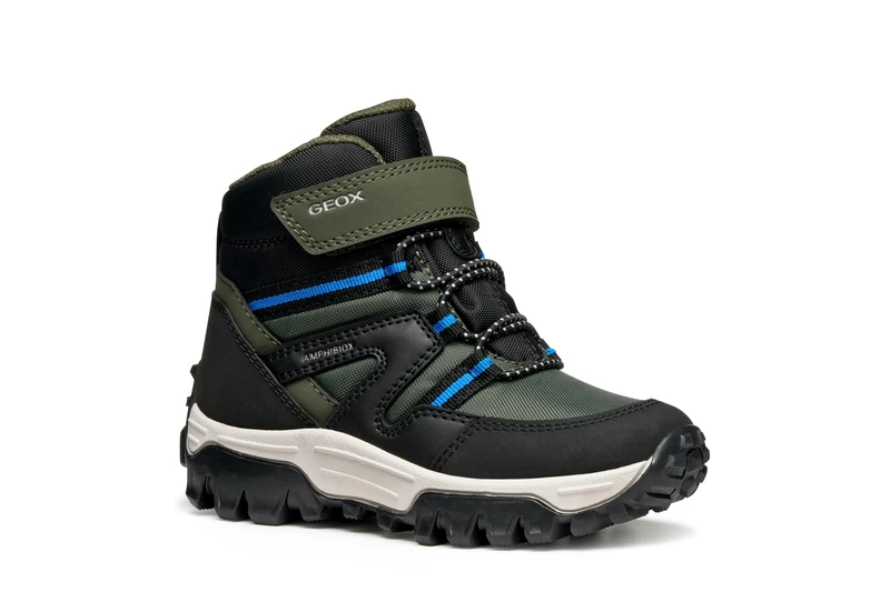 Geox Boys J Himalaya Boy B AbxAnkle Boot, Military Royal, 5 UK