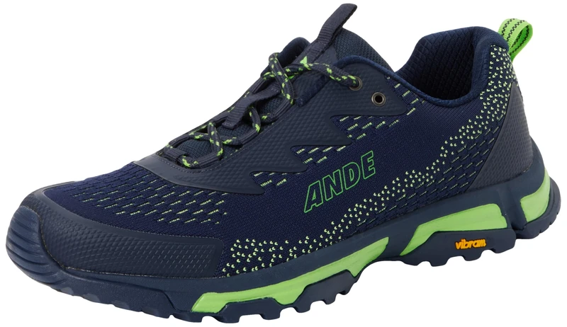 Ande Men's Grafic Low VIB Trekking Boot, Blu Verde, 11 UK