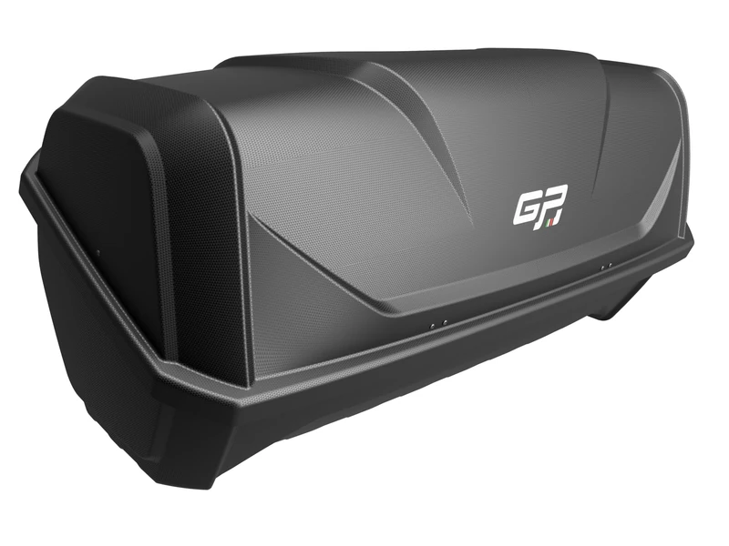 Peruzzo GP Calypso Towbar Box for GP Saturn Modular Base, Black, 340 Litre, 130 x 62 x 70cm