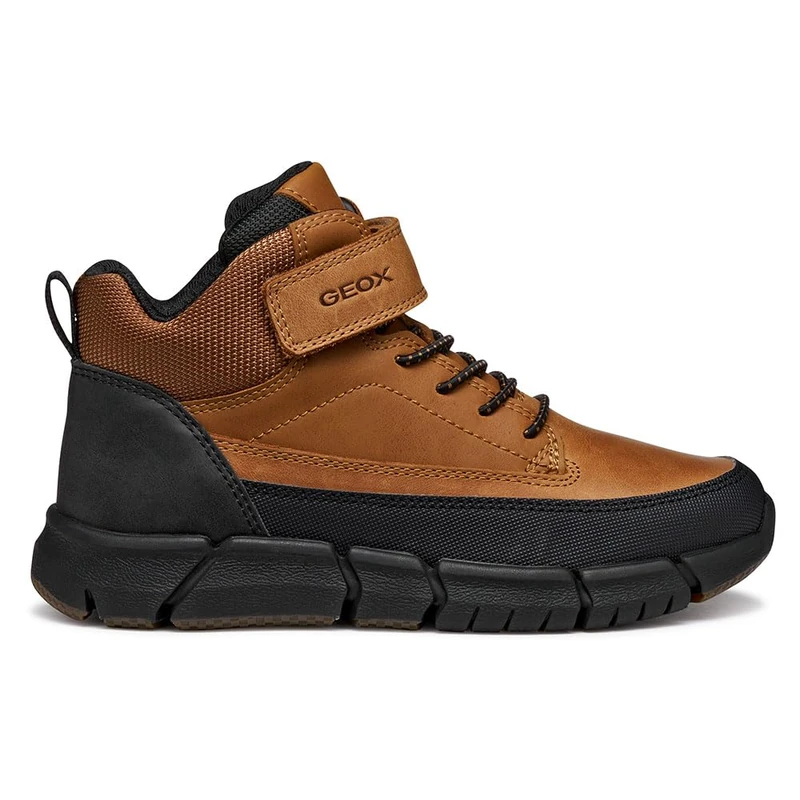 Geox Boys' J Flexyper BoyAnkle Boot, Light Brown, 4 UK
