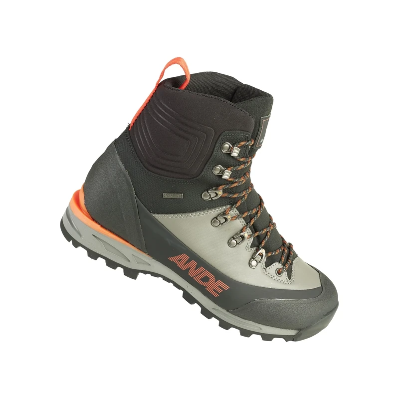 Ande Women's Makalu TECH VIB WP Trekking Boot, Grigio Rossoarancio, 10.5 UK