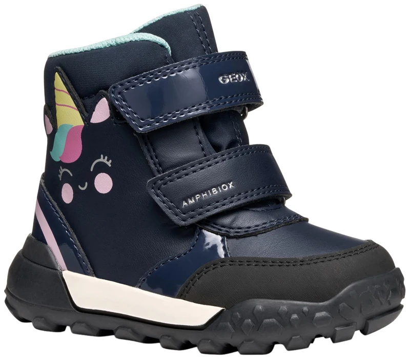 Geox Baby Girls Btrekkyupgirlbab Ankle Boot, Blue, 5 UK Child
