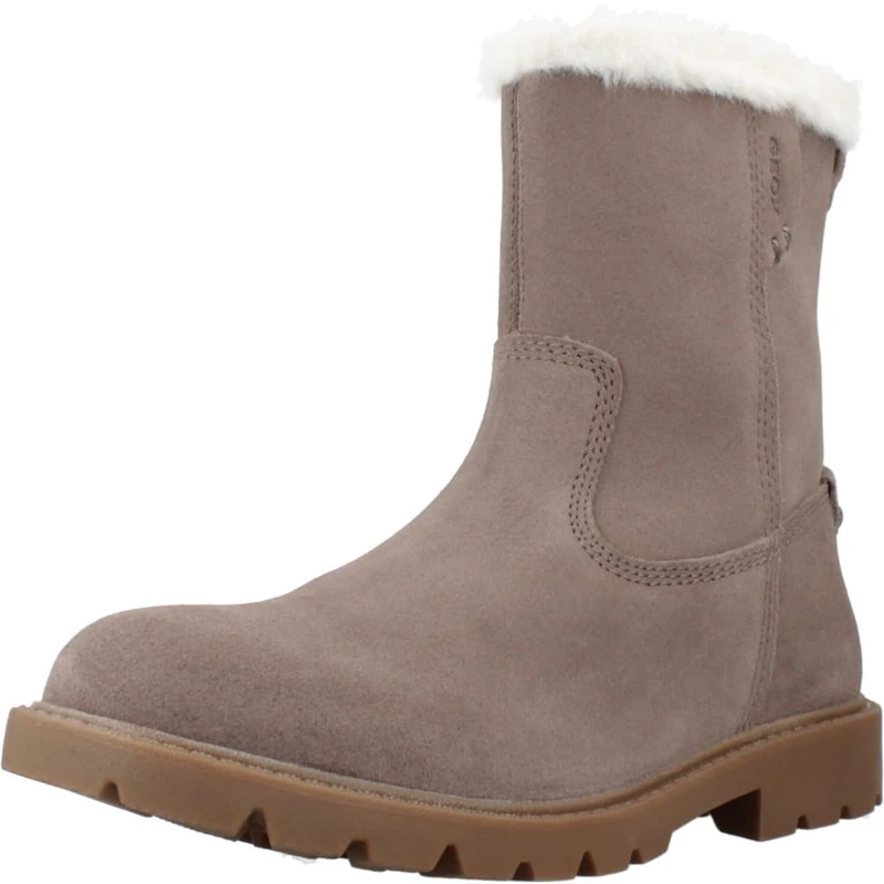 Geox Girls Jshaylaxgirlwpf Ankle Boot, Grey, 9 UK