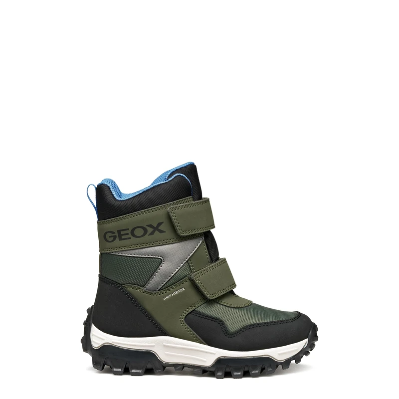 Geox J Himalaya Boy B ABX Ankle Boot, Military/Royal, 36 EU, Military Royal, 3 UK