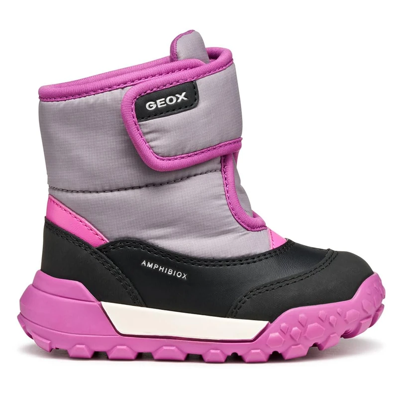 Geox Baby Girls Btrekkyupgirlbab Ankle Boot, Black, 7 UK Child