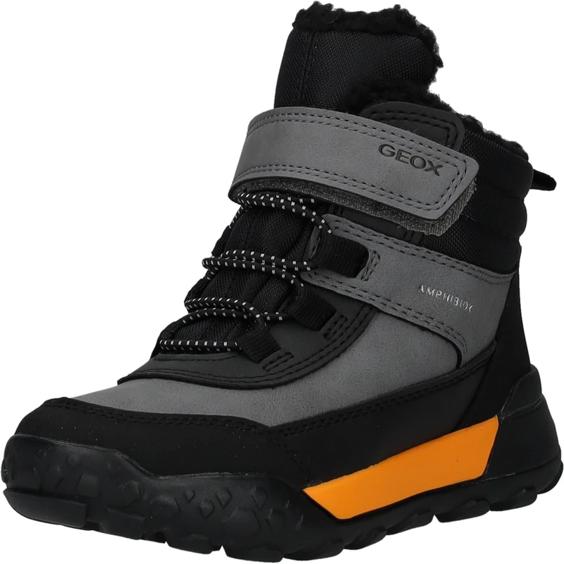 Geox Boys Jtrekkyupboybabx Ankle Boot, Grey, 7 UK