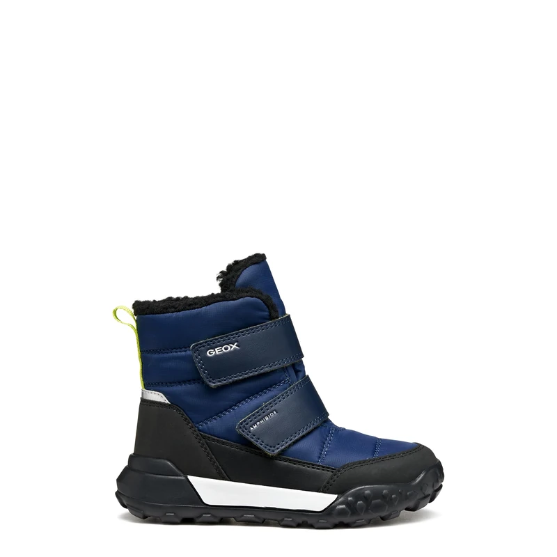 Geox Junior J Trekkyup Boy B Abx Ankle Boots Navy/Lime 25 EU