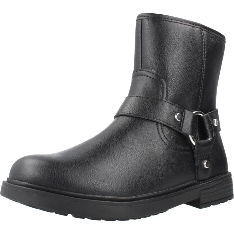 Geox Girls' J Eclair Girl Ankle Boot, black, 11 UK