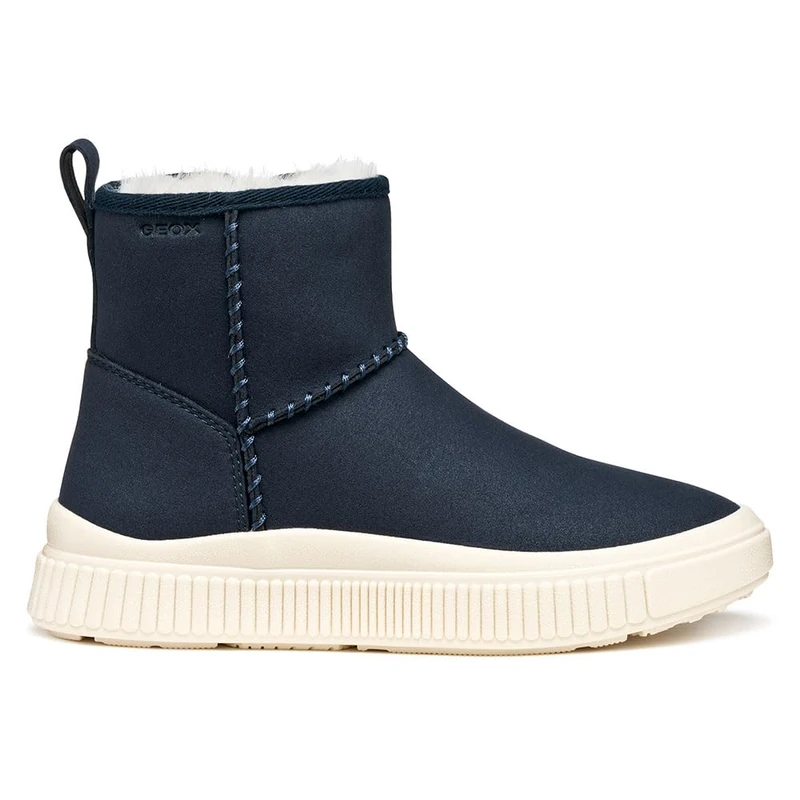 Geox Girls' J Laquinny GirlAnkle Boot, Dk Navy, 2.5 UK