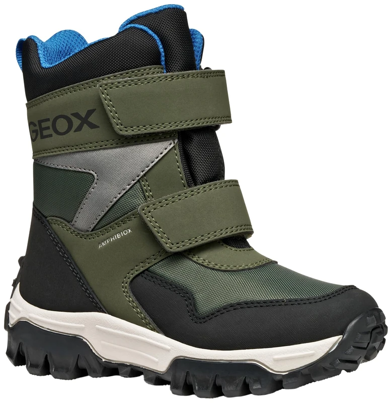 Geox Boys J Himalaya Boy B AbxSnow Boot, Military Royal, 2.5 UK