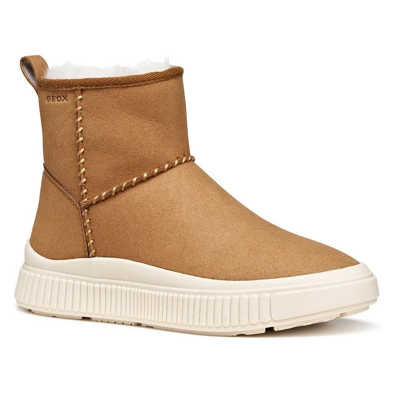 Geox Girls' J Laquinny Girl Ankle Boot, Whisky Brown, 6 UK