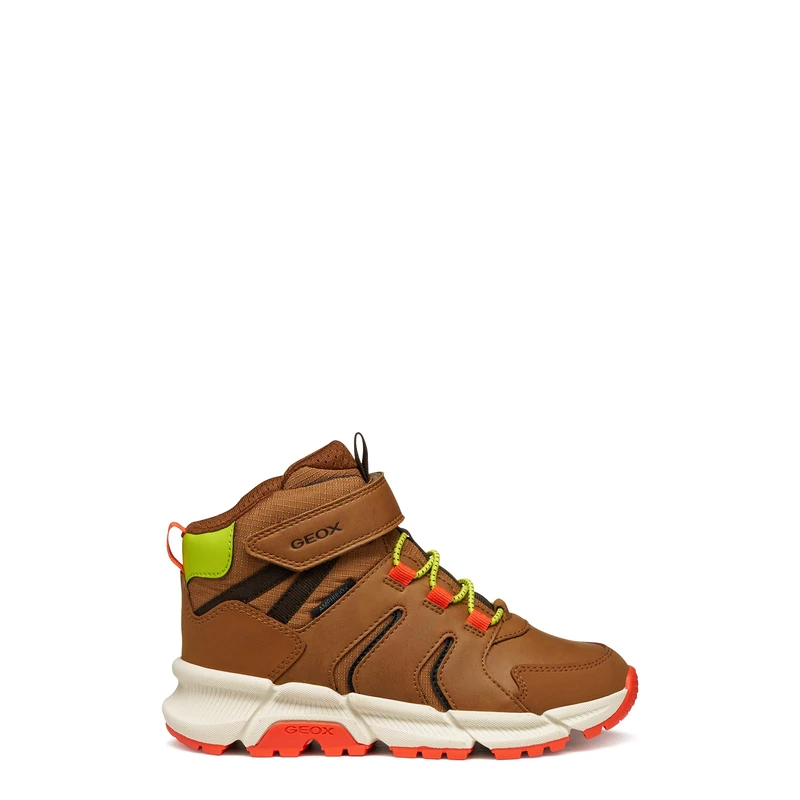 Geox Boys' J Flexyper Plus Boy Ankle Boot, Brown orange, 1 UK