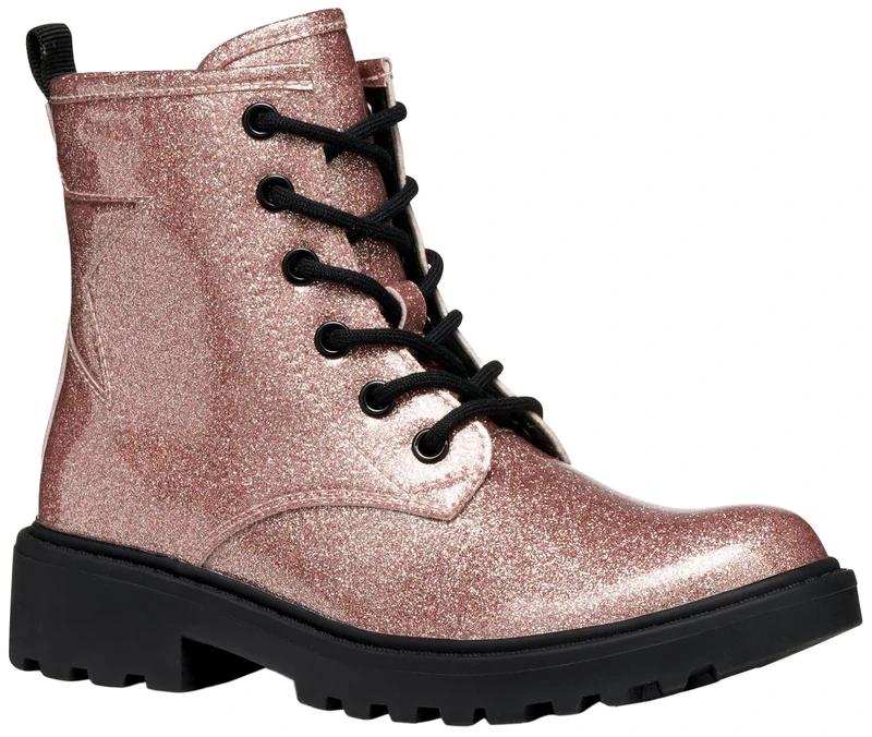 Geox Girls J Casey Girl GAnkle Boot, Old Rose, 7 UK