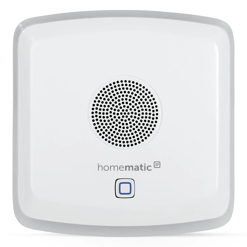 Homematic IP Smart Home 152348A0 Combi Acoustic + Optical Gong Signage for Doorbell, Battery Operated, Adjustment by App, Alexa and Google Assistant,