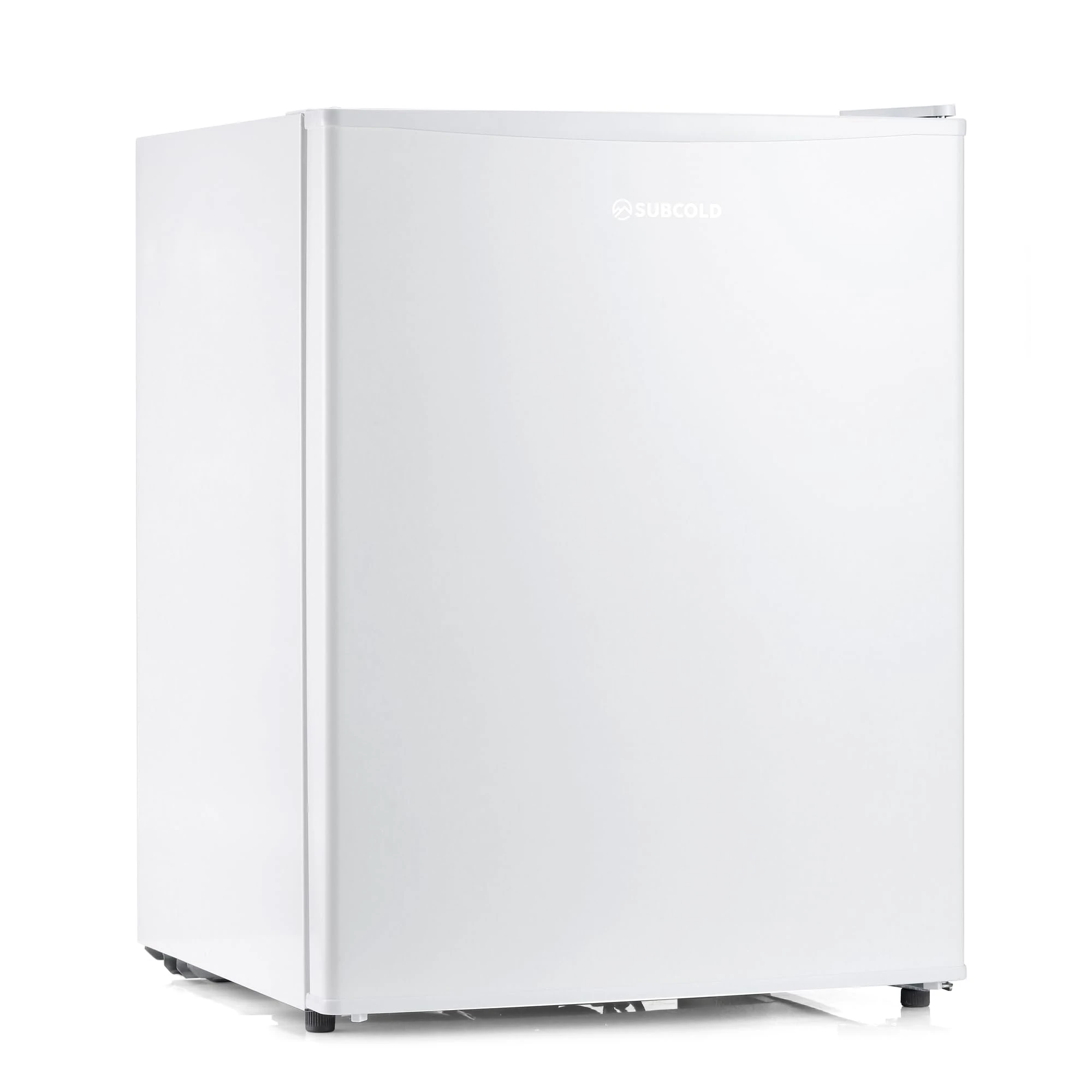 Subcold Eco60F Mini Freezer | 4-Star Table Top Unit | Energy-Efficient Appliance with Adjustable Thermostat & Reversible Door | Customisable Storage Removable Shelf (White)