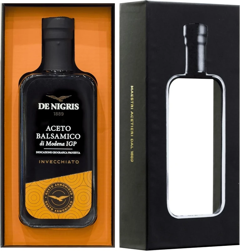 De Nigris Balsamic Vinegar of Modena PGI Orange Eagle | Harmonious Taste | Balsamic Vinegar Modena With A Rich And Harmonious Taste | Balsamic Vinegars, 250ml