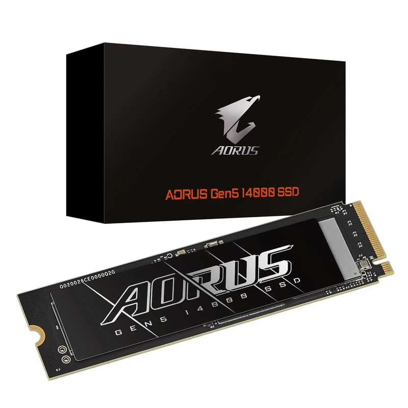 Gigabyte Aorus 1TB M.2 Solid State Drive Gen5 14000 (PCIe Gen 5.0 x4/NVMe 2.0)
