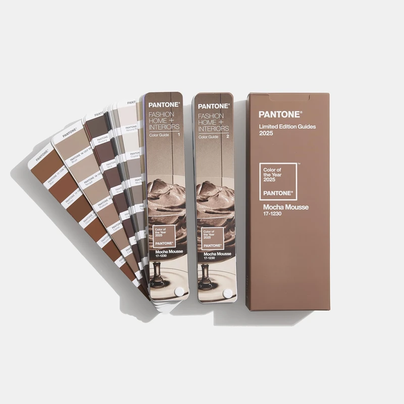 Pantone FHIP110C Fashion, Home + Interiors Color Guide Set (Color of the Year 2025 Edition) - Two handy color fans in chromatic arrangement
