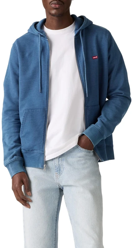 Levi's The Original Hm Zip Up True Indigo Mid I, True Indigo Mid Indi, S