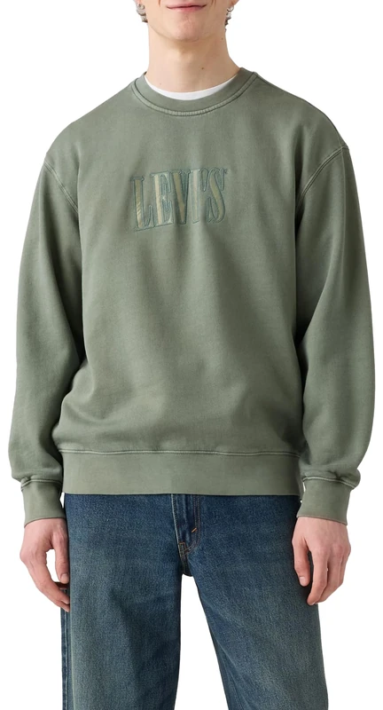 Levi's Relaxd Graphic Crew Ssnl Serif Laurel Wr, Ssnl Serif Laurel Wr, S