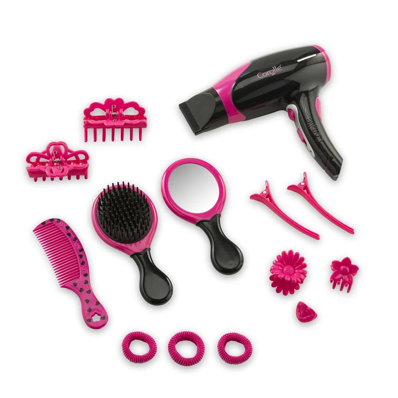 Corolle Hairdressing Set - 14 Accessories for Dolls, 9000213040