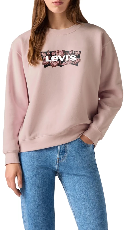 Levi's Lse_Gr Everyday Crew Lse_Gab Rose Bw Fil, Lse_gab Rose Bw Fill, XS