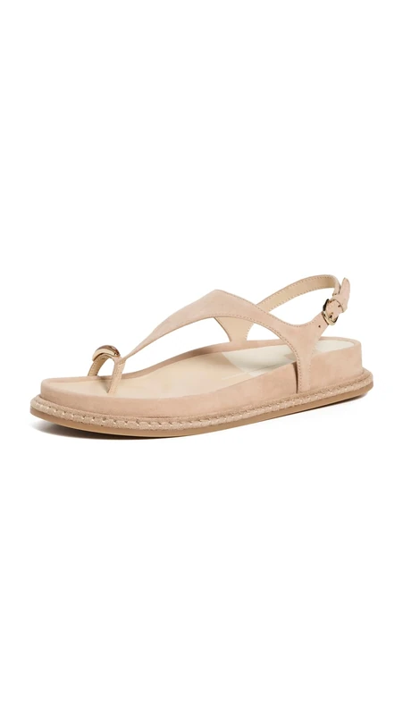 Dolce Vita Women's Stefan Gemstone Suede Sandals, Bamboo, 8 UK