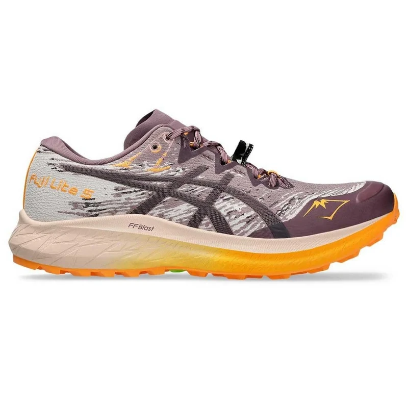ASICS Womens Fuji Lite 5 Sneaker, Dusty Mauve Dark Aubergine, 6 UK
