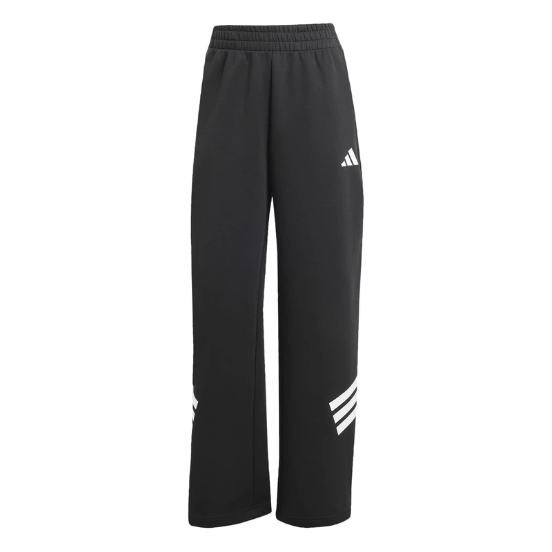 adidas Women's Future Icons Three Stripes Open Hem Pant, Black, XS