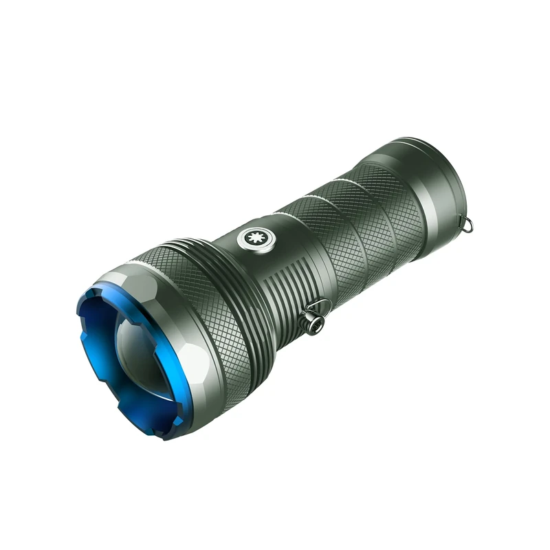 PNI Adventure F820 200 W Flashlight, 3 Lighting Levels Plus Turbo, 20,000 lumens, up to 350 m, 2600 mAh Battery, IPX7, Power Bank Function