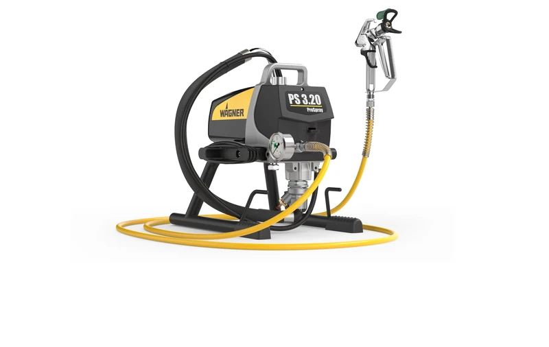 WAGNER Piston Pump ProSpray 3.20 - Airless Technologie for Beginners: Max Delivery Rate 2,0 l-min, High Pressure Hose DN6, 15 m