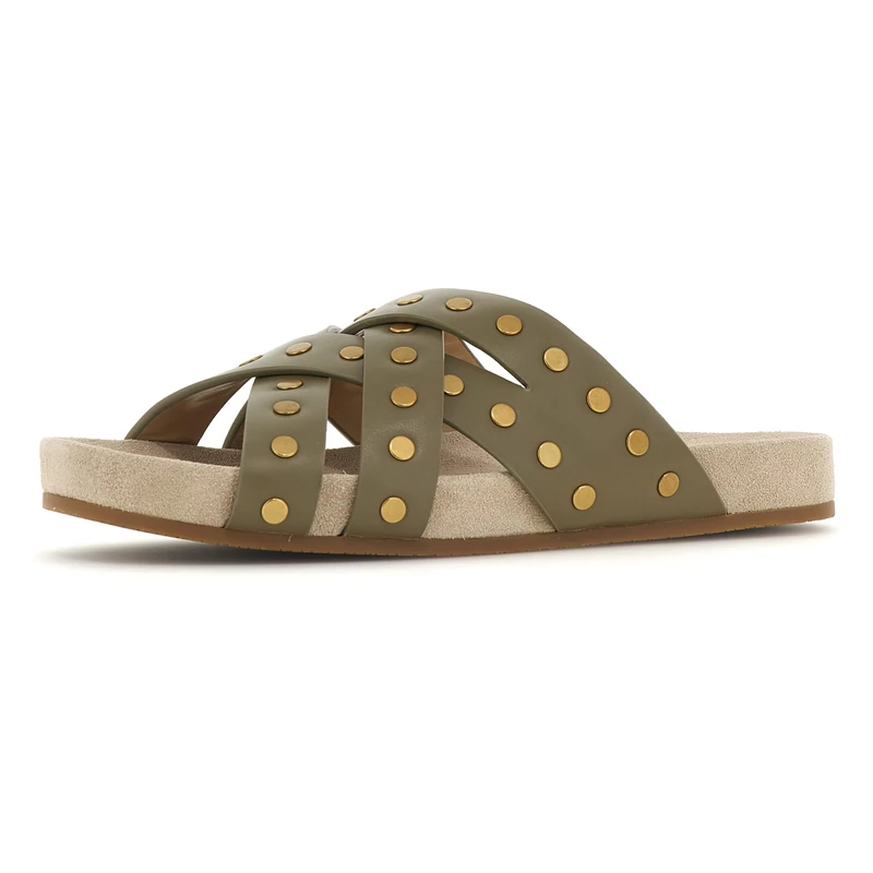 Michael Kors 40S5IRFS8L-367 IRENE Women SAFARI GREEN UK 5.5