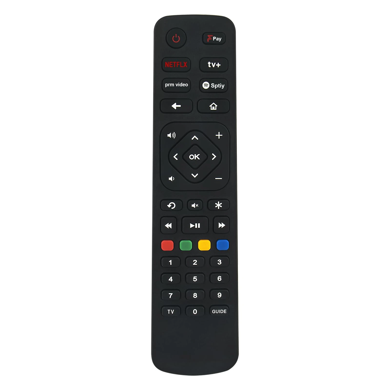 Replacement TV Remote Control Applicable For Logik Roku L32RHE23 L40RFE23 L43RUE23 Smart Full HD HDR 4K LED TV