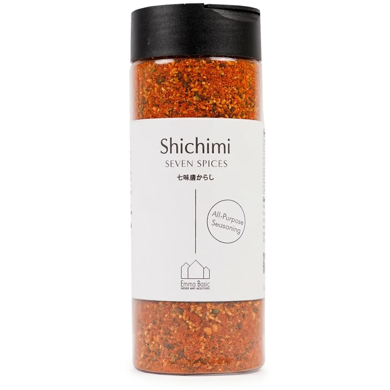 Emma Basic - Shichimi togarashi 140g | Seven Authentic Japanese Flavors | Versatile Seasoning