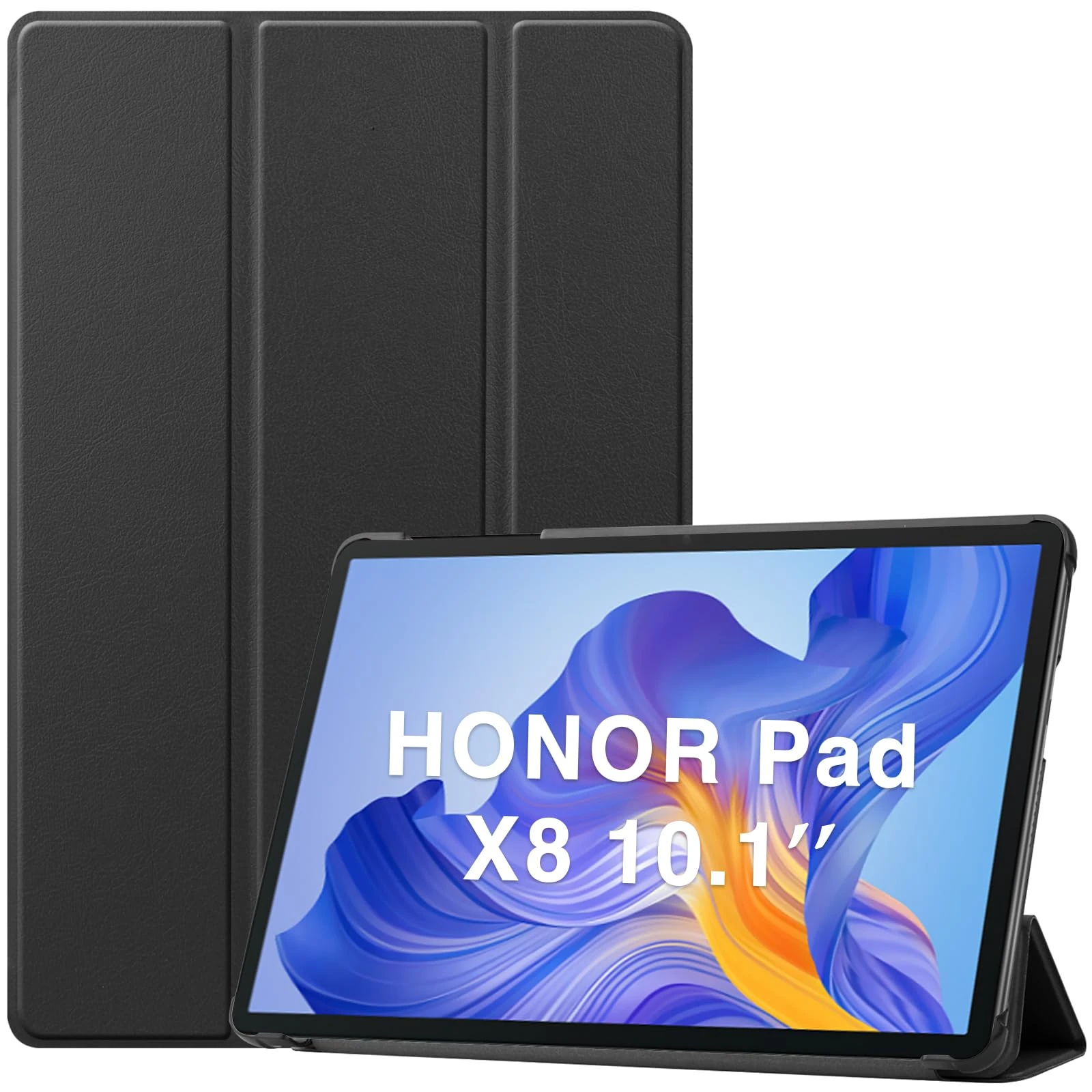 ProCase Smart Case for HONOR Pad X8 10.1", Slim Cover Stand Hard Shell Case for HONOR Pad X8 10.1 Inch –Black