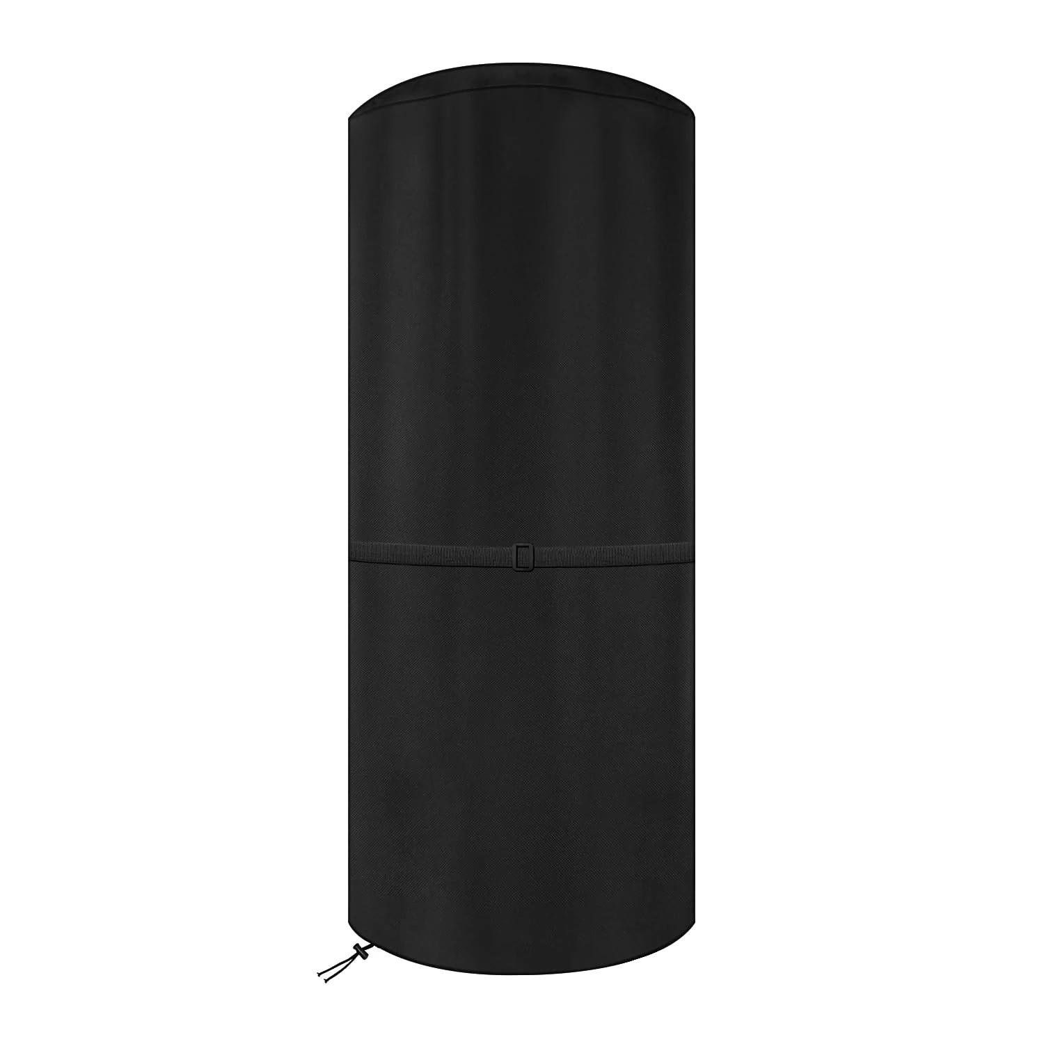 Dokon Patio Heater Covers Waterproof Gas Garden Heater Cover Windproof Anti-UV Heavy Duty Oxford Fabric Outdoor Punch Bag Cover, Boxing Bag Covers, Round (50x50x120cm) - Black