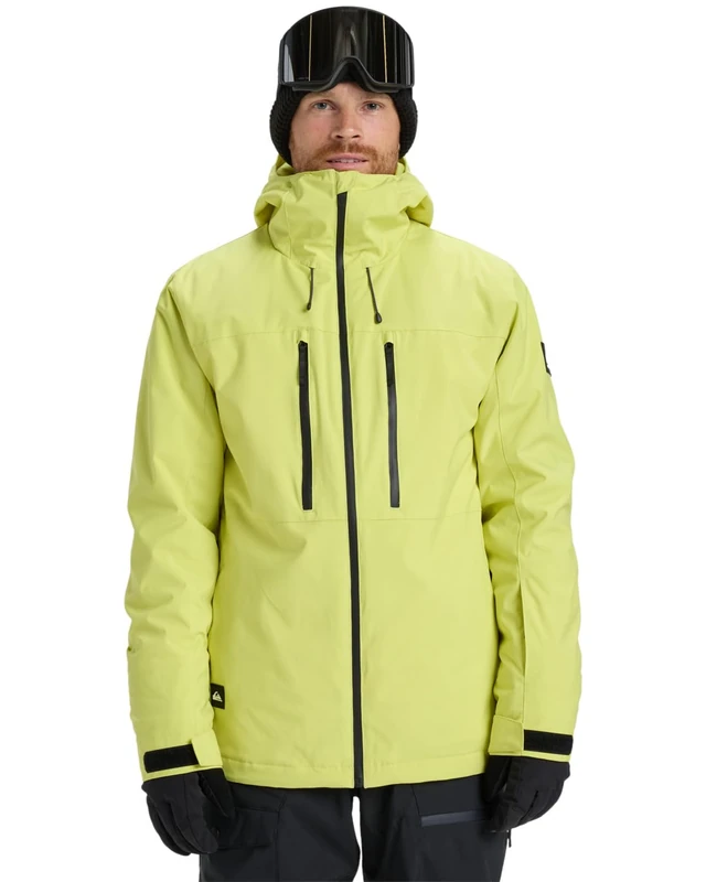 Quiksilver Sycamore Solid 20K Men's Snow Jacket - Yellow XS