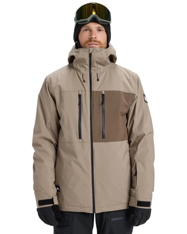 Quiksilver Snow Jacket Sycamore Solid 20K Jacket Men's Beige S