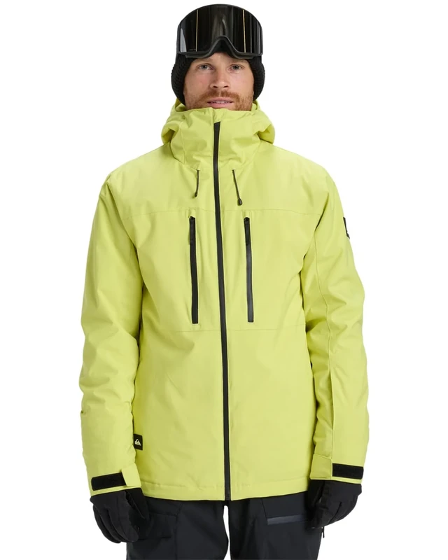 Quiksilver Snow Jacket Sycamore Solid 20K Jacket Men's Yellow XL