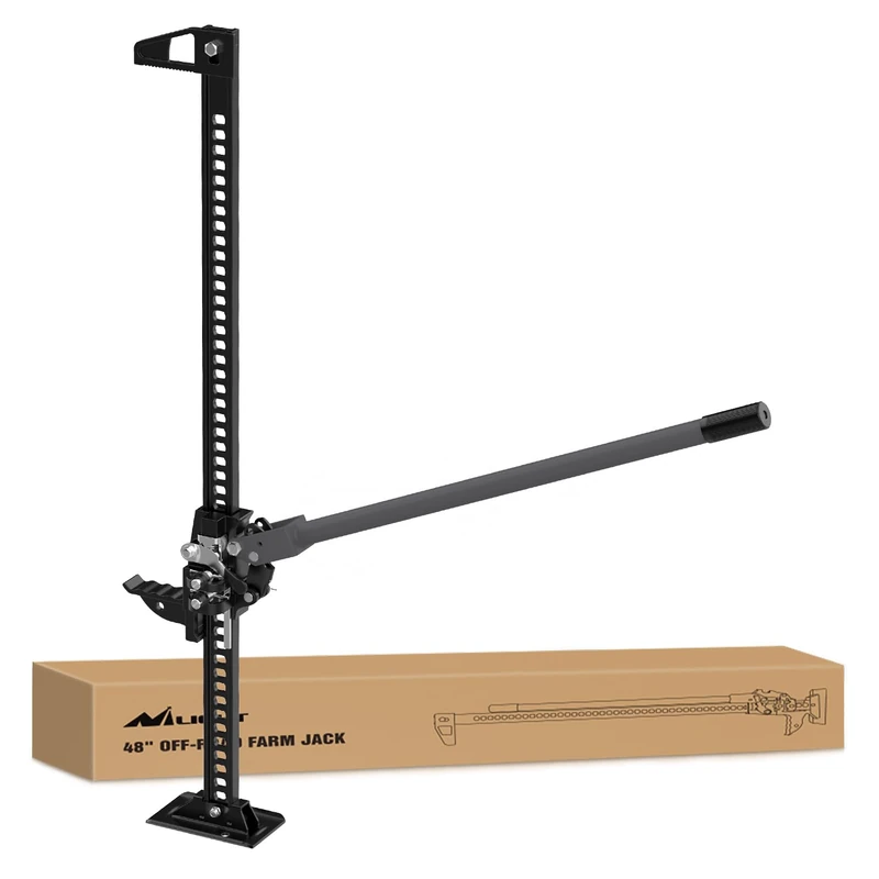 Nilight Farm Jack 48 inch, Utility High Lift Ratcheting Off Road Jack 7000 lbs/3 Ton Capacity