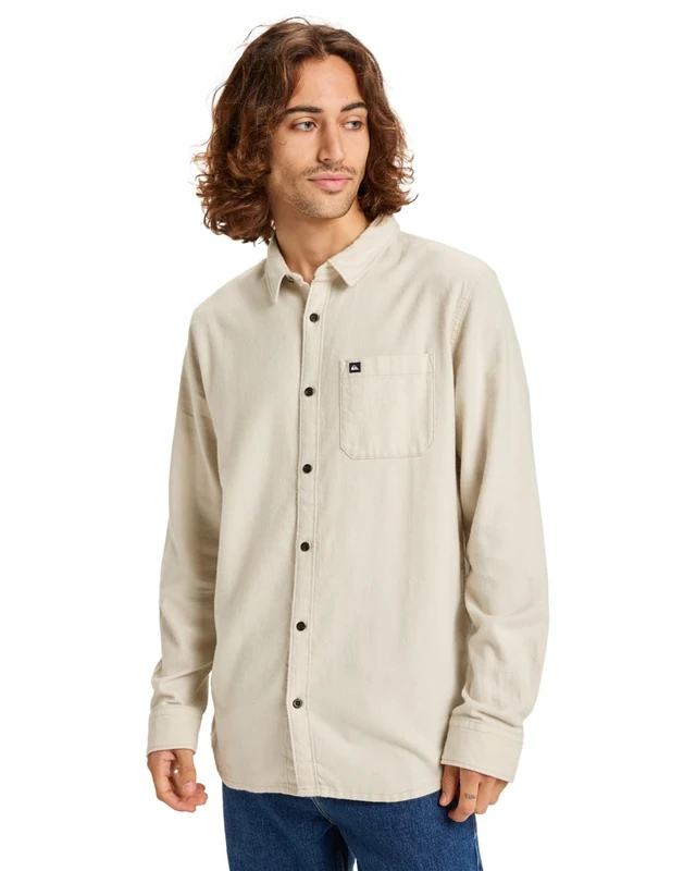 Quiksilver Sweater Motherfly Solid LS Shirt Men's Grey L