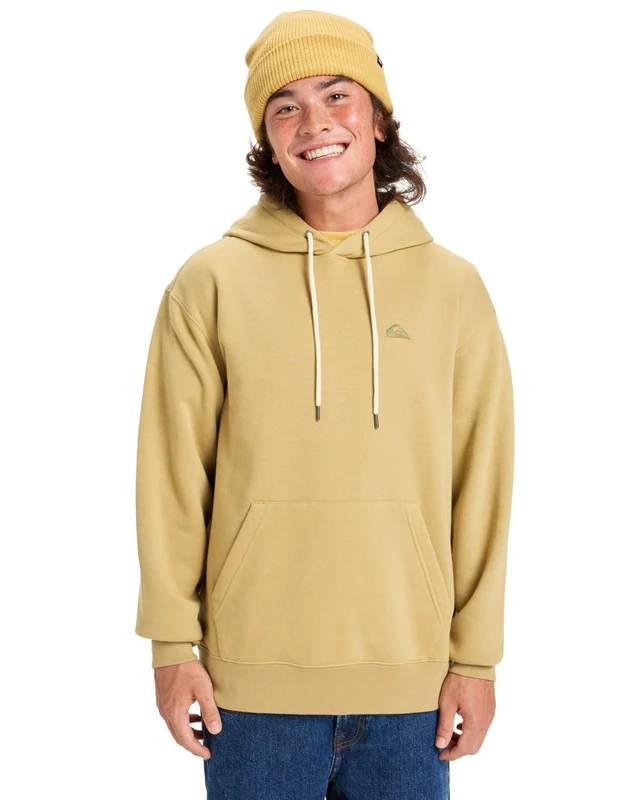 Quiksilver Fleece sweater SALT WATER HOODIE Men's Beige XS