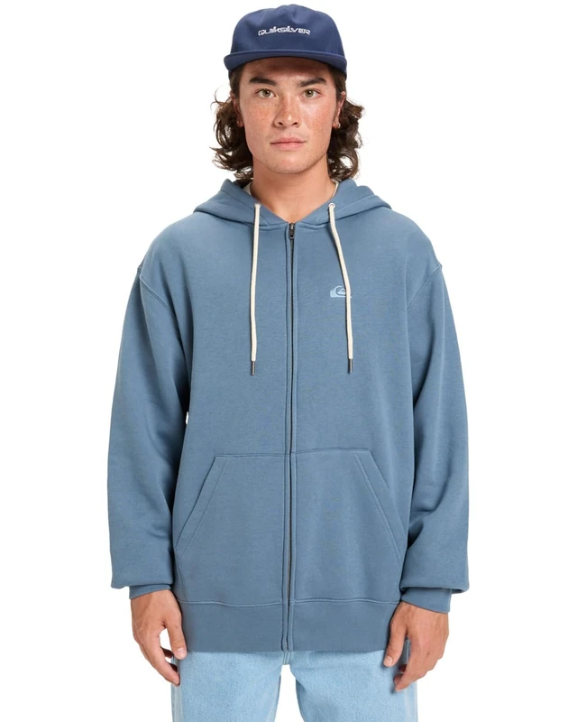 Quiksilver Fleece sweater SALT WATER ZIP HOODIE Men's Blue M