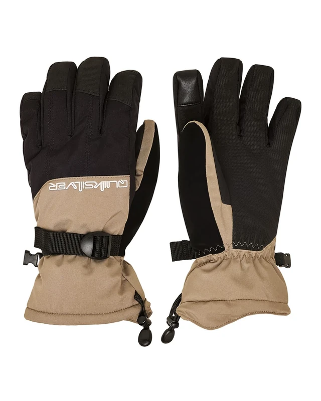 Quiksilver Snow Gloves MISSION GLOVE Men's Beige XL