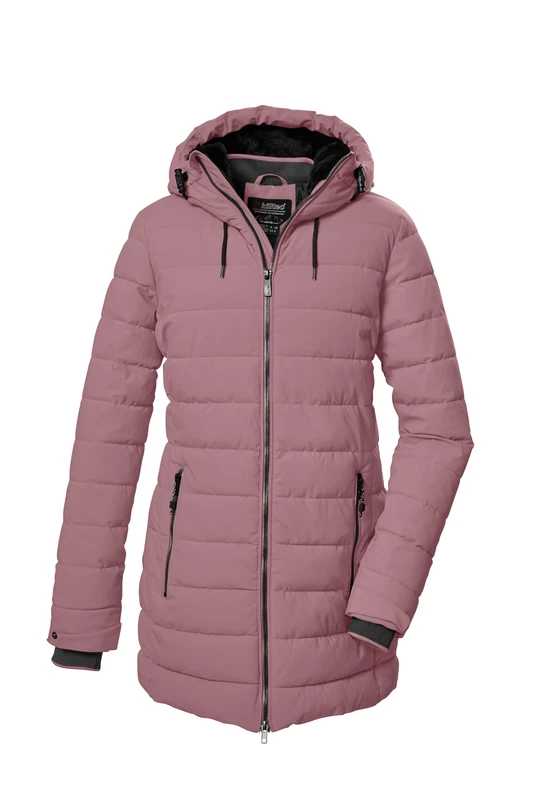 Killtec Women's Kow 55 Wmn Qltd Prk Quilted Parka with Hood