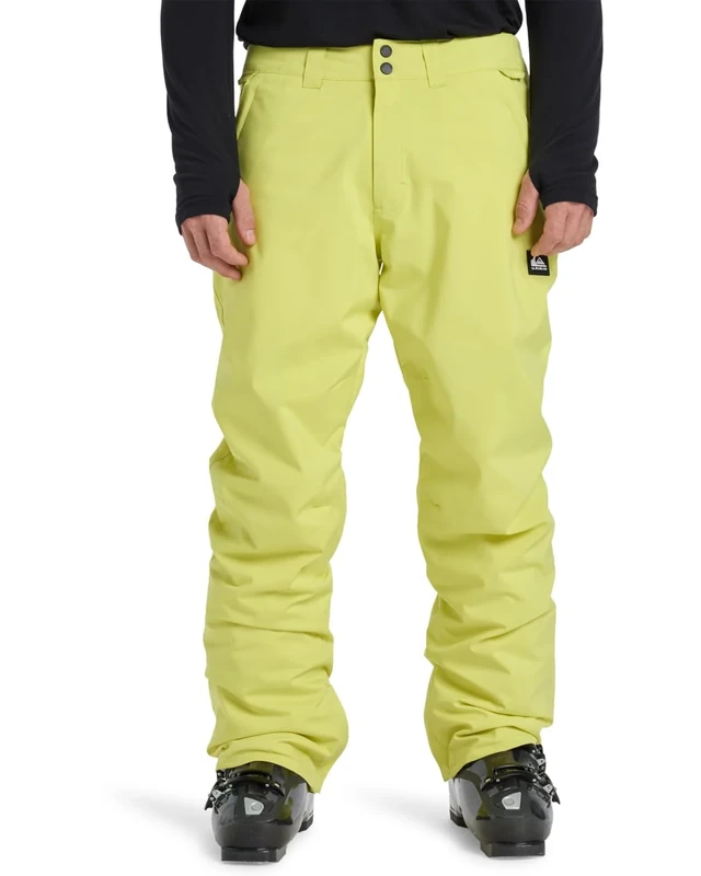 Quiksilver Snow Pants Estate Pant Men's Yellow M